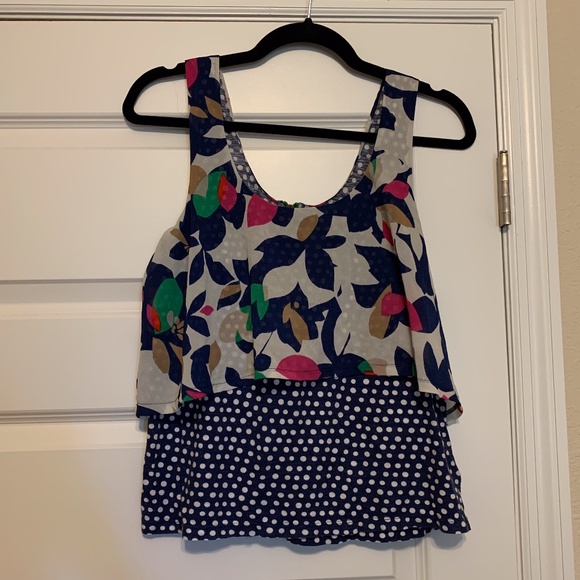Anthropologie Tops - Anthropologie Meadow Rue Layered Tank Top